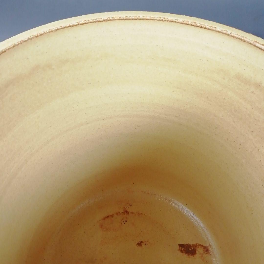 Ｗ３６　水指　『黄瀬戸　棒ノ先』『中村秋峰 造』　共箱　茶道具