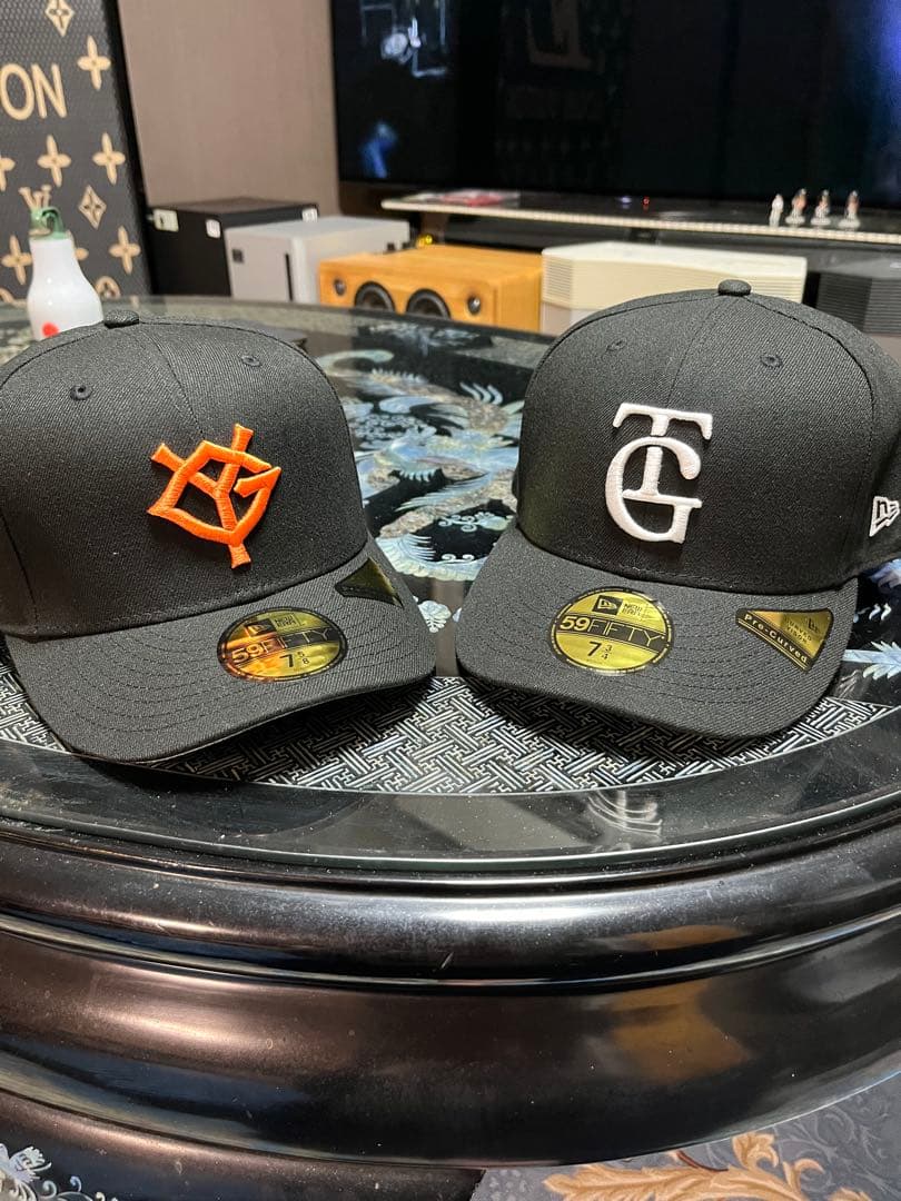 読売ジャイアンツプロコレ帽子ホームビジター 二個セット