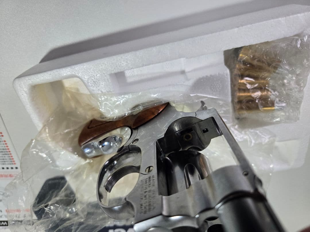 モデルガン S&W M60 .38スペシャル ３インチ ステンレスVer.2