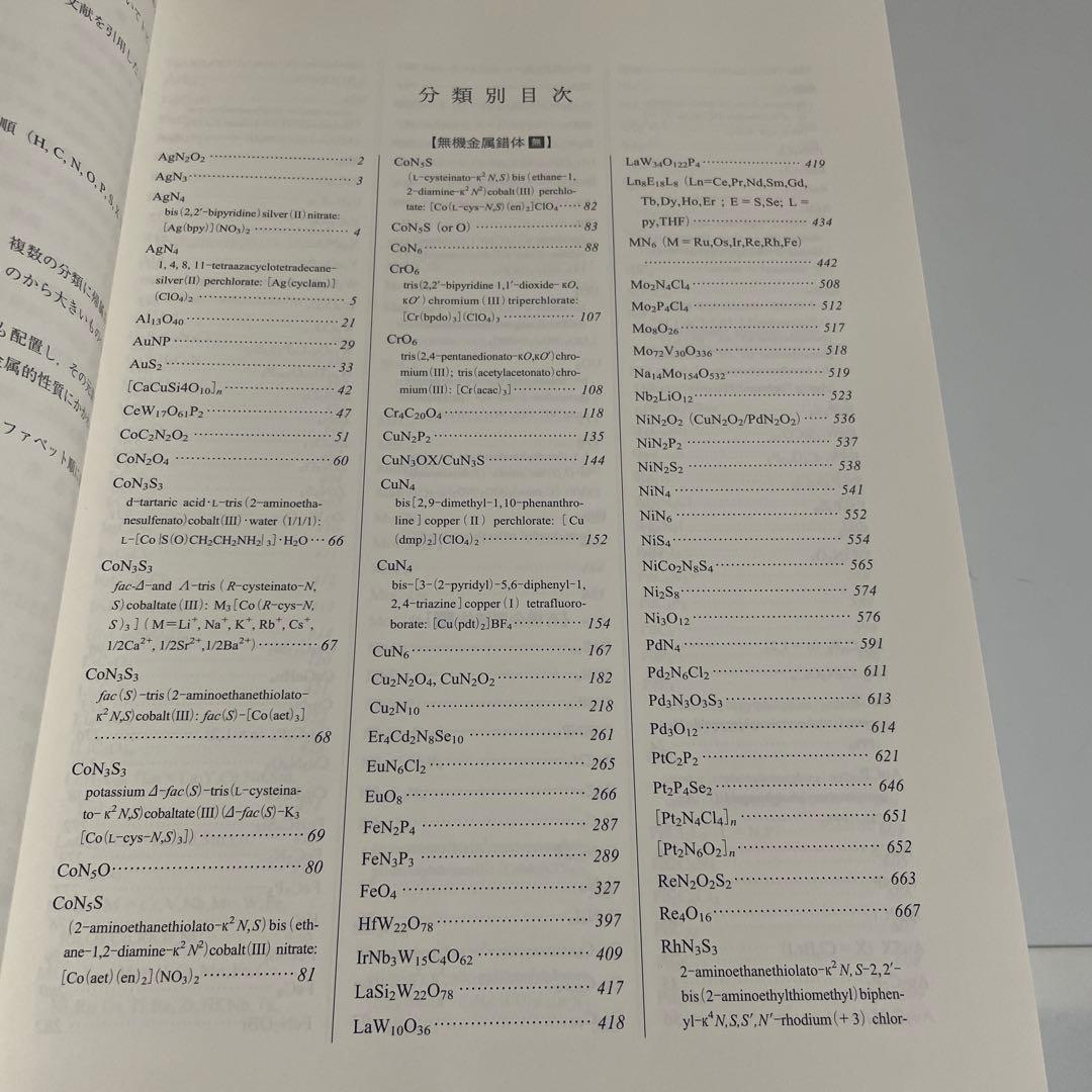 錯体化合物事典