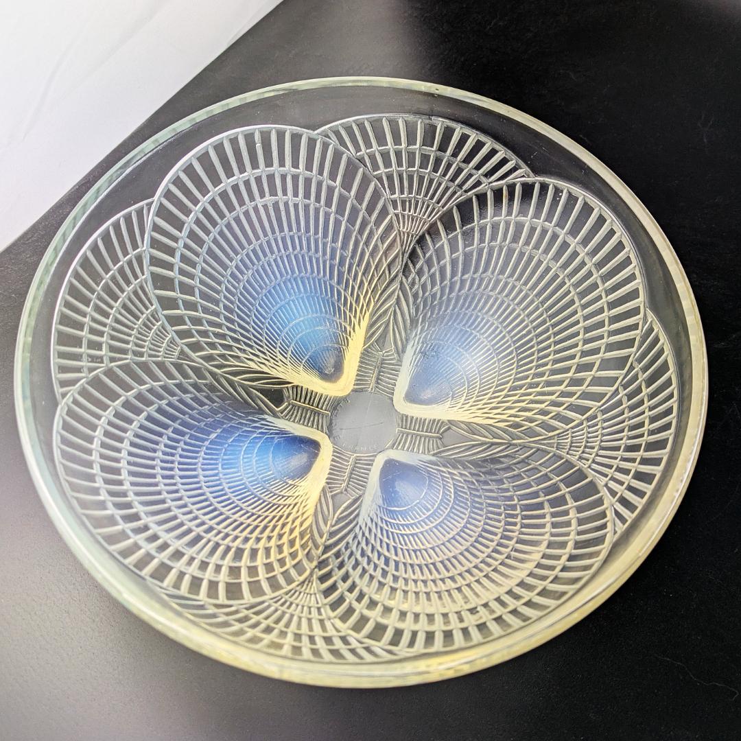 【光の表情】1924年ルネ・ラリック コキーユ 19㎝大鉢オパルセントアールデコ