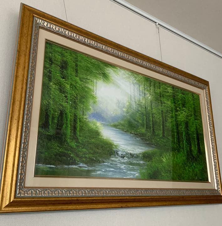 油絵　A.Toda作品　鎌倉　秘かに人気な画家 サインあり 肉筆画