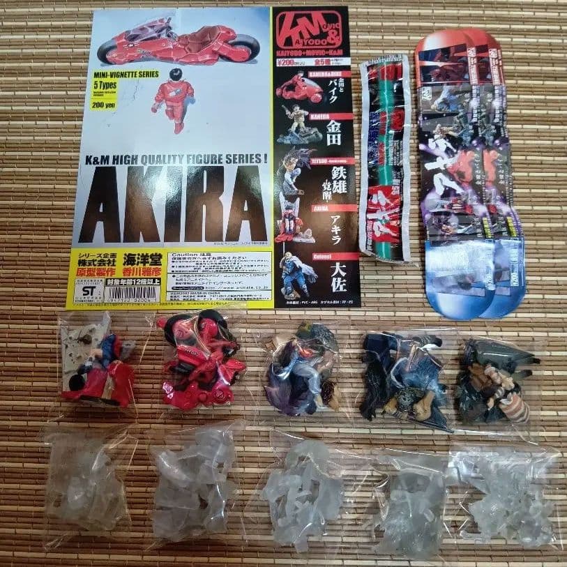K&M ガチャポン　AKIRA1&2　全20種完全フルコンプ+台紙2種