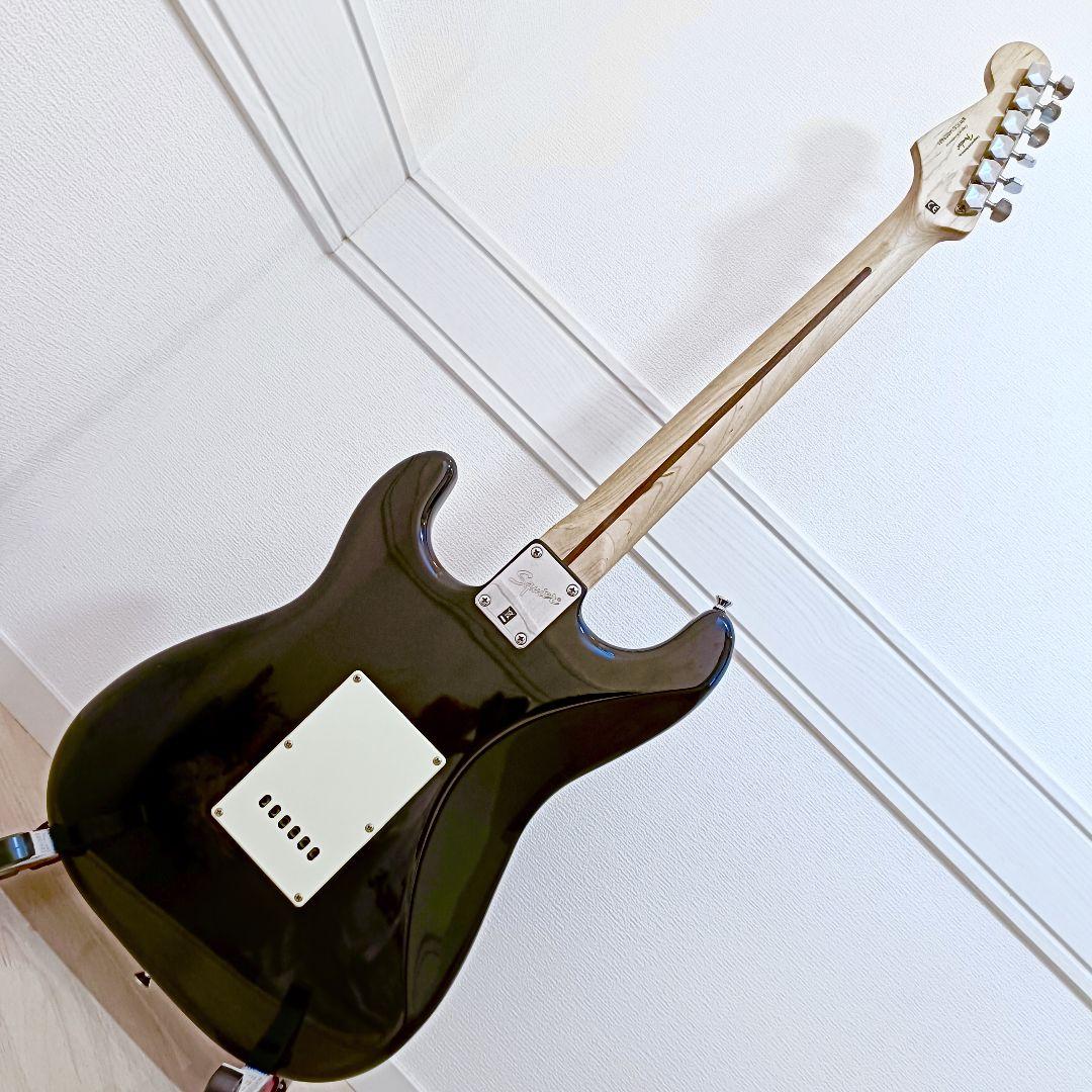 【メンテ済】Squier ストラトキャスター エレキギター本体 ブラック