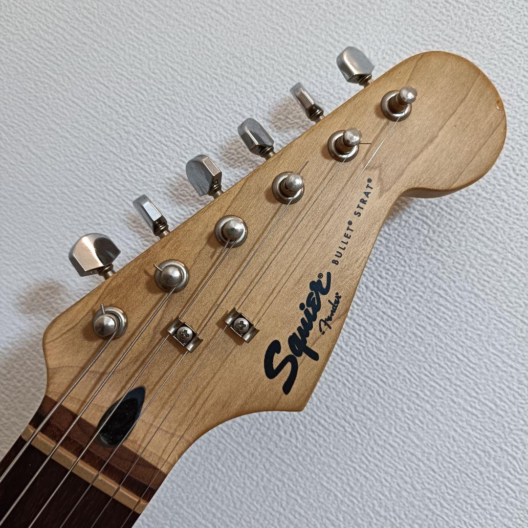 【メンテ済】Squier ストラトキャスター エレキギター本体 ブラック