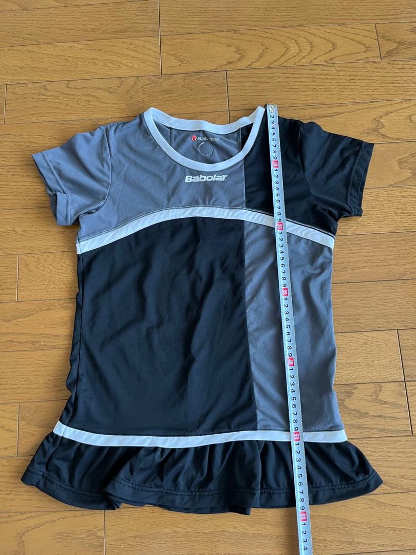 【新品/未使用】バボラ　テニスウェア上下 Mサイズ 黒/グレー