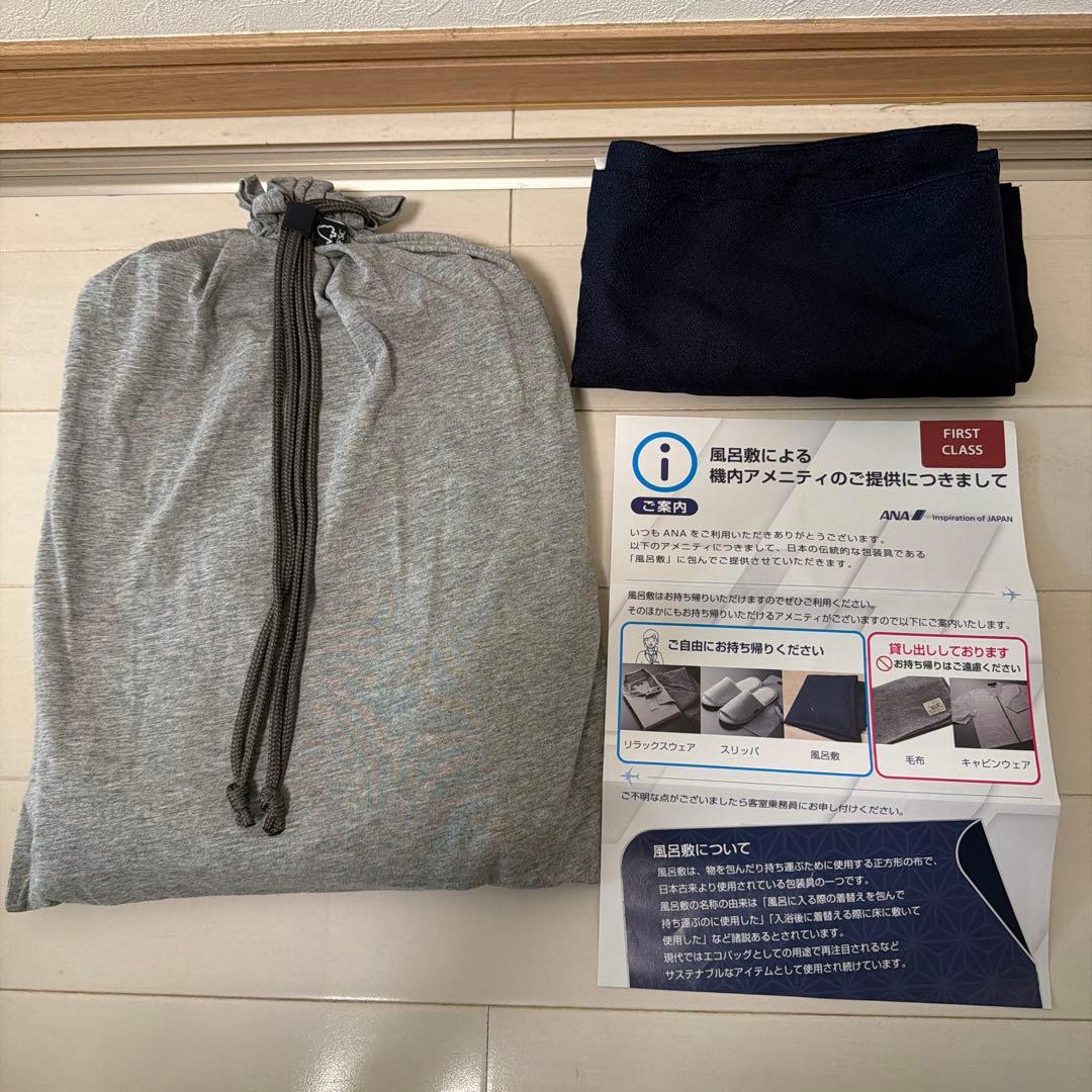 未使用 ANAファーストクラス ETTINGER ポーチ リラックスウェア
