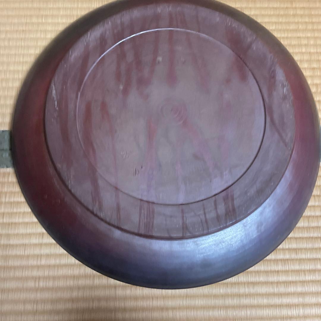 24時間以内発送★備前焼　大皿　飾り皿　印あり