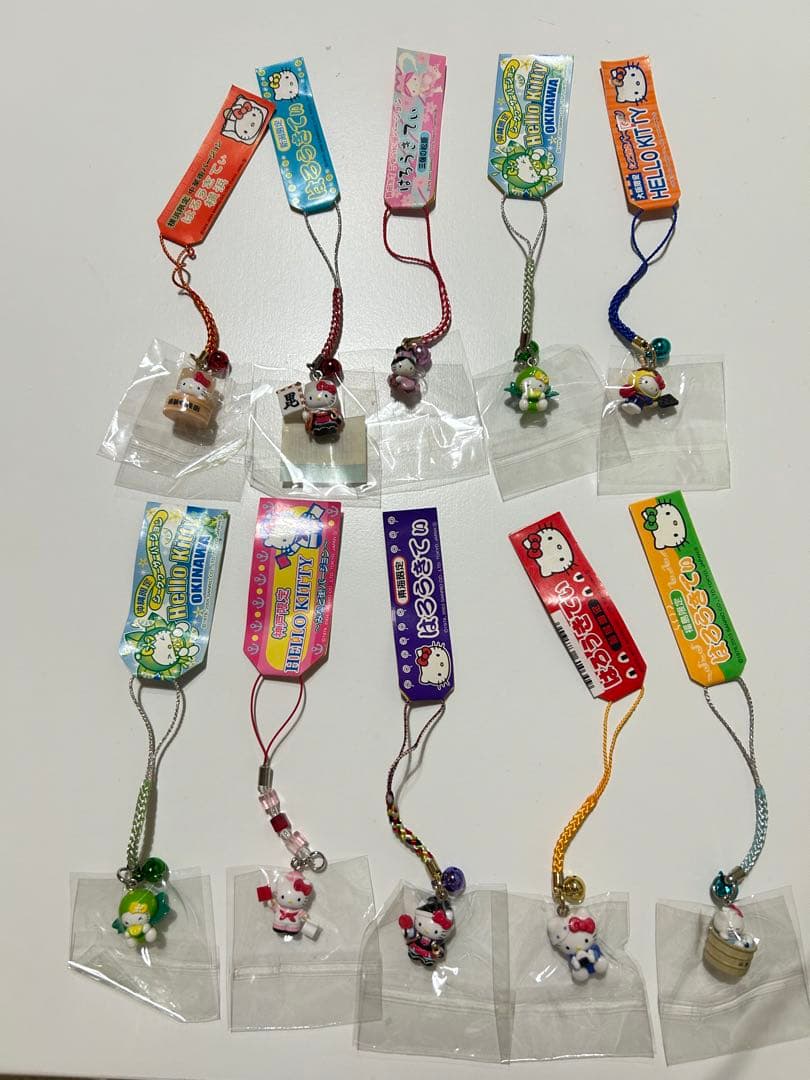 【186点】ご当地キティ 大量 根付 ストラップまとめ売り (おまけ付き)