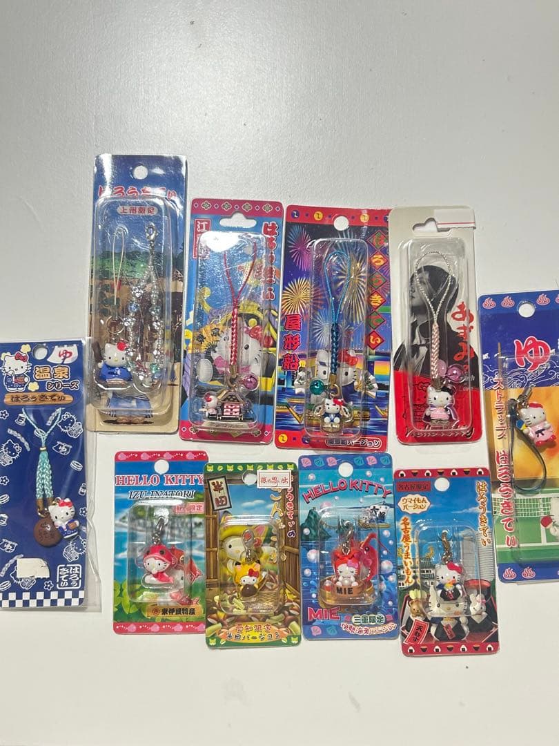 【186点】ご当地キティ 大量 根付 ストラップまとめ売り (おまけ付き)