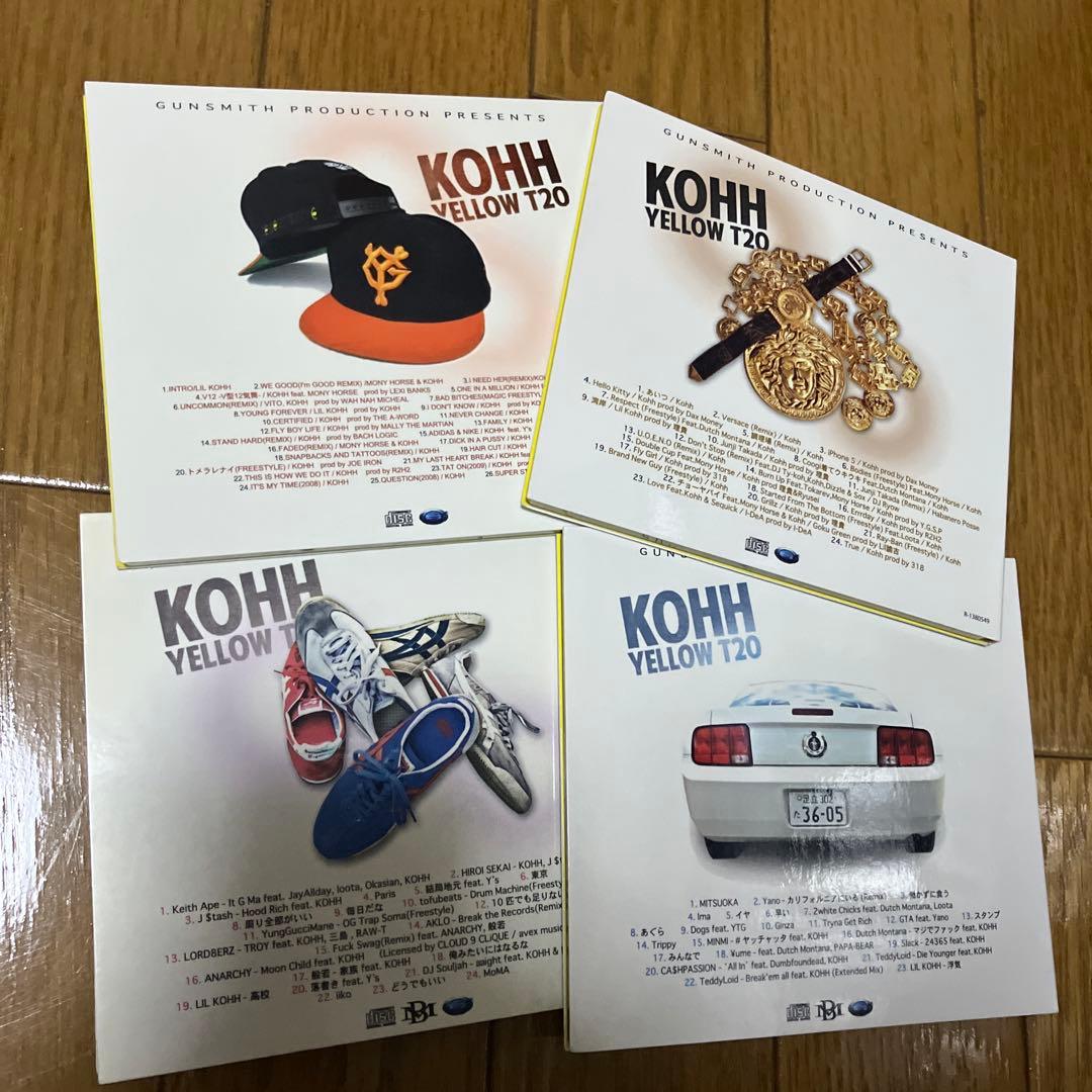 KOHH YELLOW TAPE CD 4枚セット 千葉雄喜