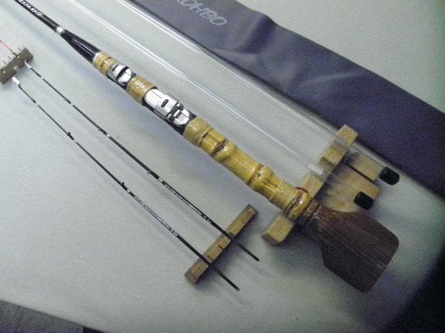 ★(1110)手作り・カセ・筏竿(151cm)【新製品】【￥27,000を】