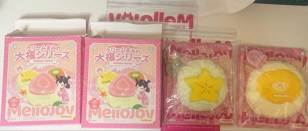 ［新品未使用］Mellojoy 大福シリーズ　スターフルーツ　パイナップルセット