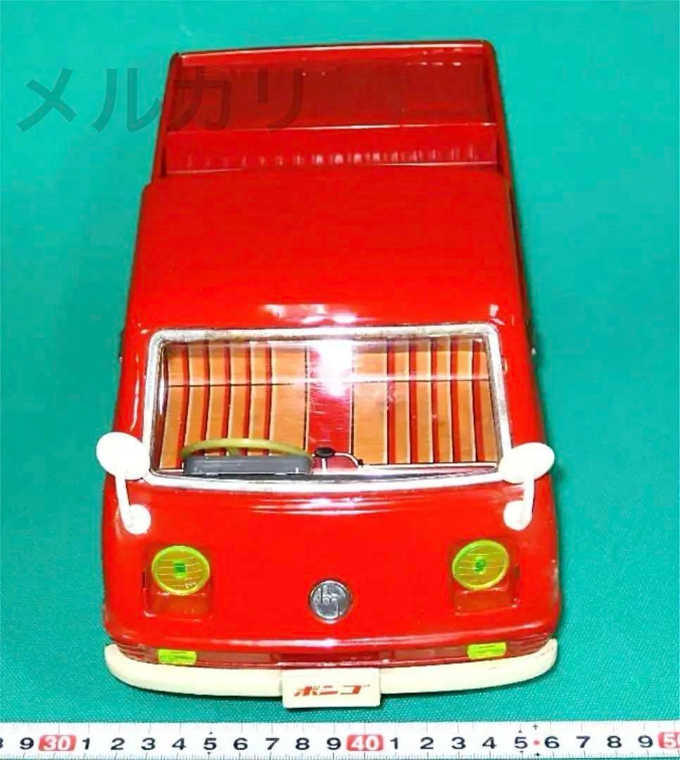 ブリキ玩具　マツダ　ボンゴトラック　郵便局　昭和レトロ