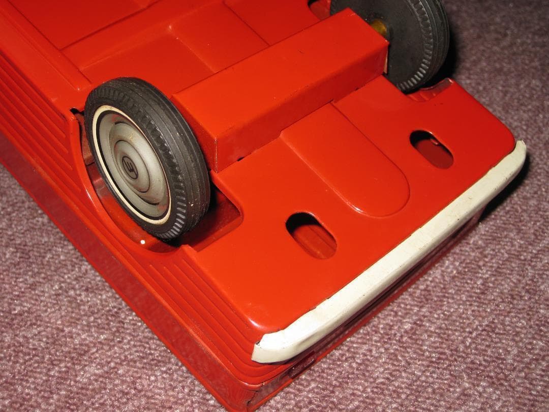 ブリキ玩具　マツダ　ボンゴトラック　郵便局　昭和レトロ