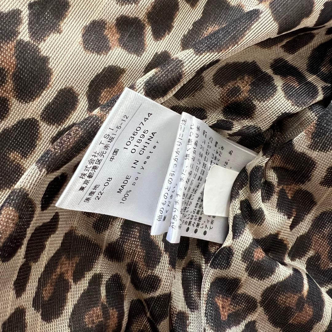 PEARLY GATES パーリーゲイツ　ヒョウ柄　ナイロンジャケット メンズ