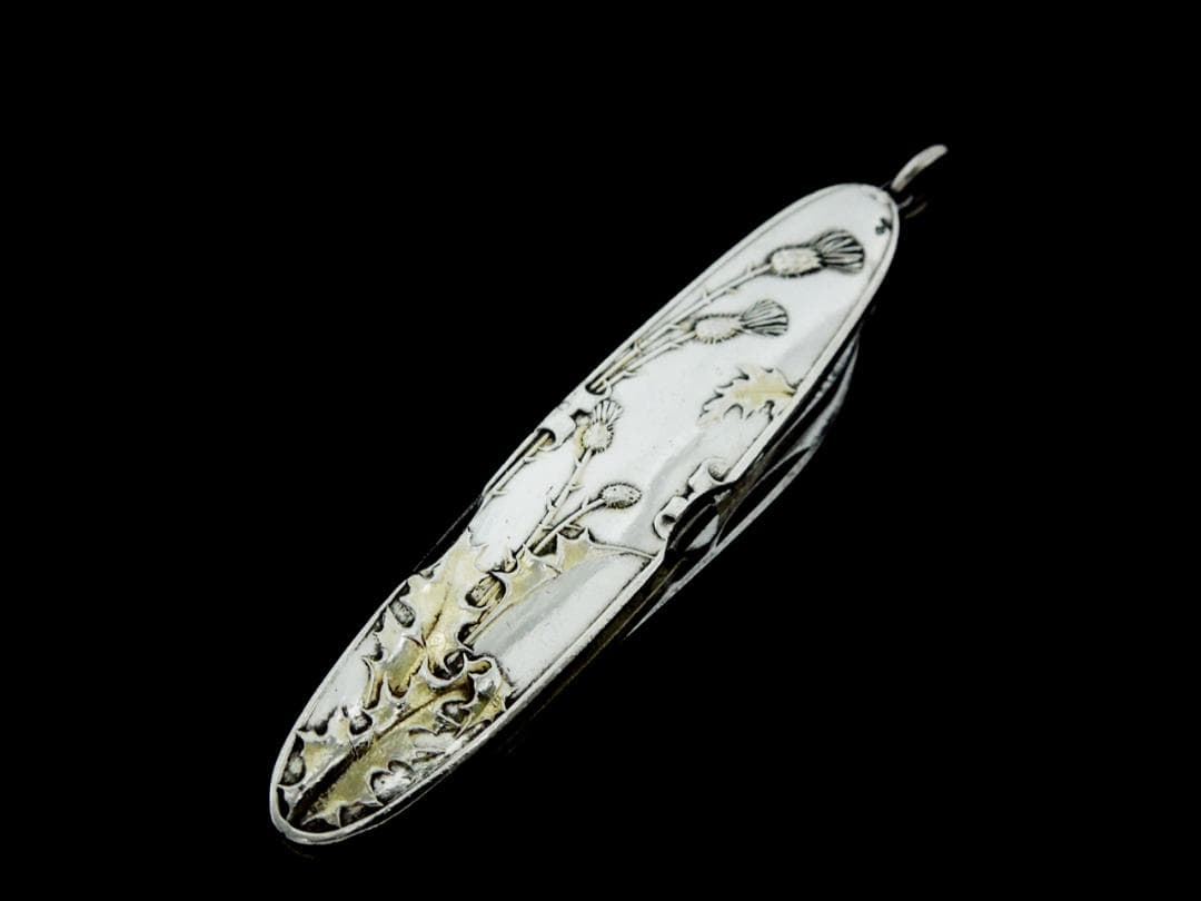 フランス　シルバーペンシル&ポケットナイフ　Eugene Lefebvre　純銀