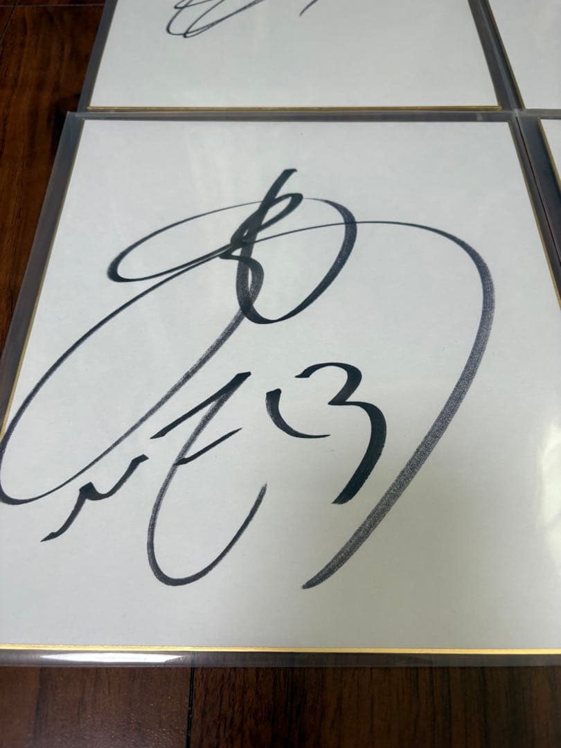 セレッソ大阪 選手直筆サイン色紙5枚