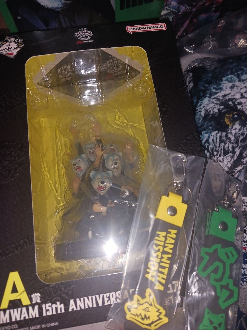 MWAM 15周年記念 フィギュア・キーホルダー・クッションセット