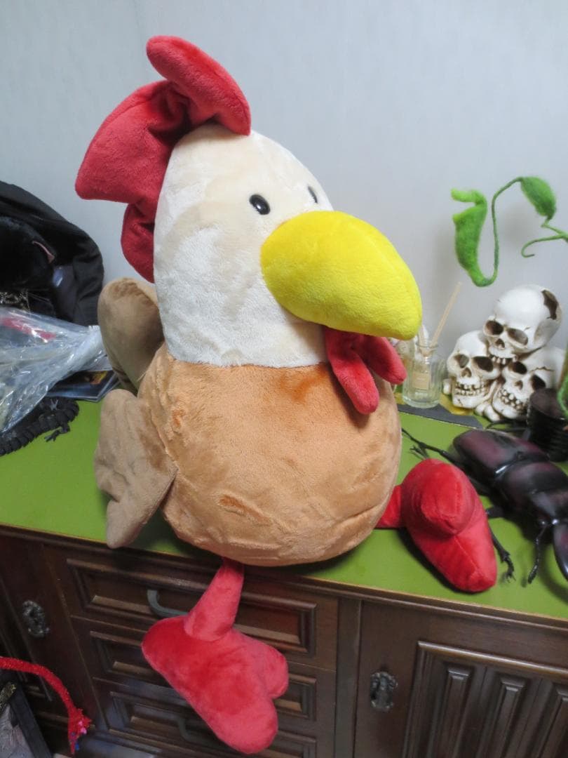 超BIG【台湾限定】NICI　ニキ　CUCKOO　ニワトリ　雄鶏　60㎝！正規品