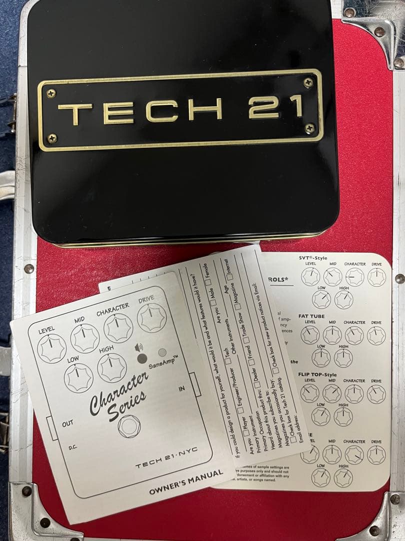 TECH21 NYC SansAmp VT Bass ベースエフェクター