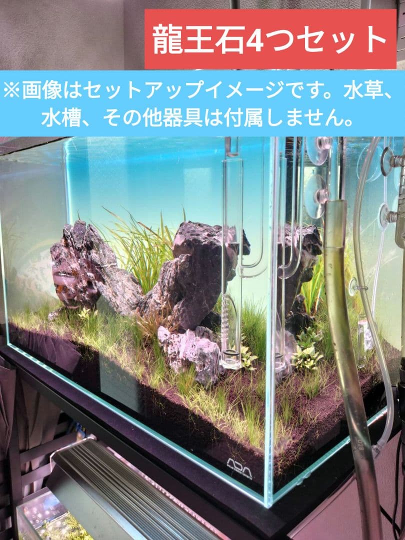 龍王石　4つセット　親石