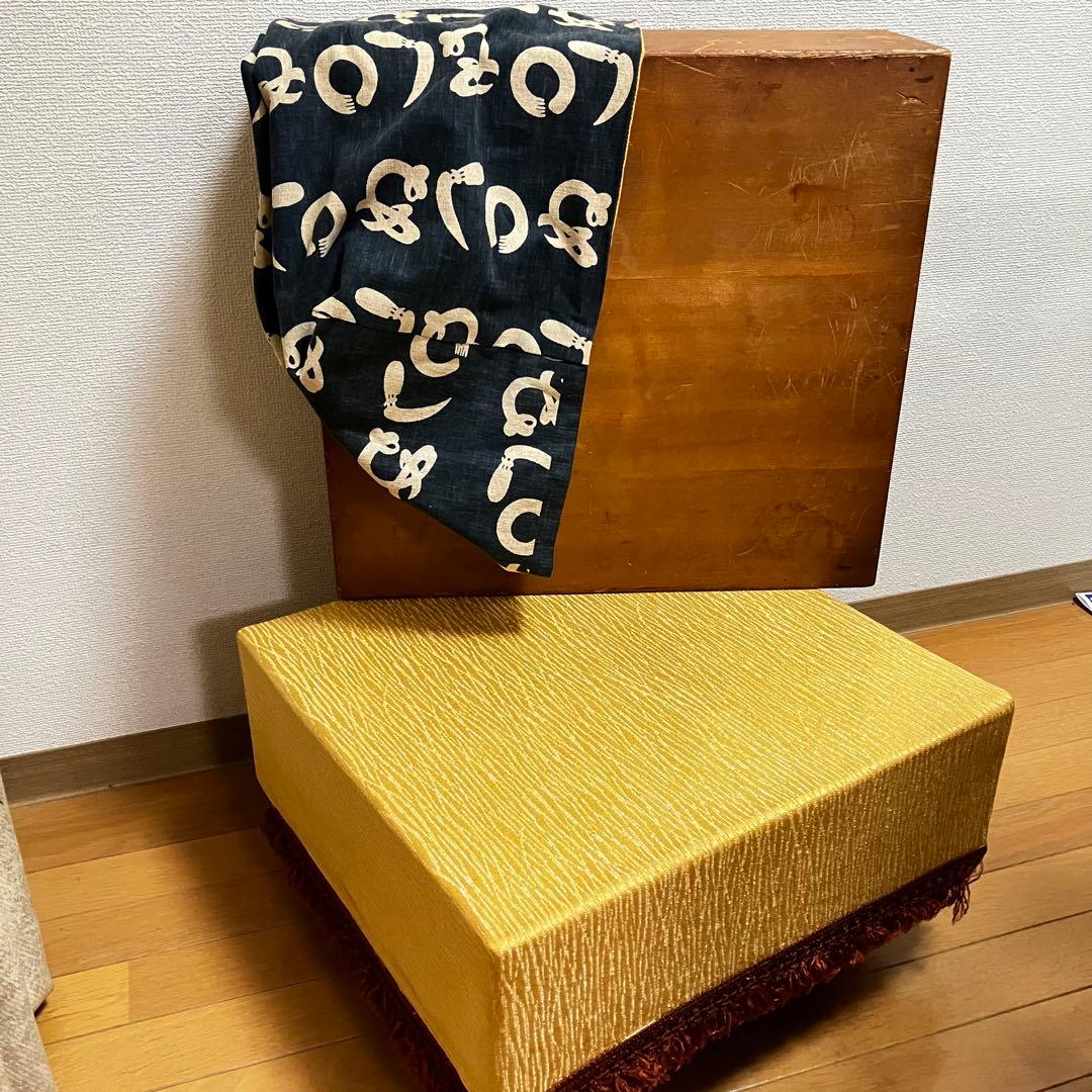 囲碁盤・布カバー・碁盤覆(木製)・碁盤覆布カバー、4点セット