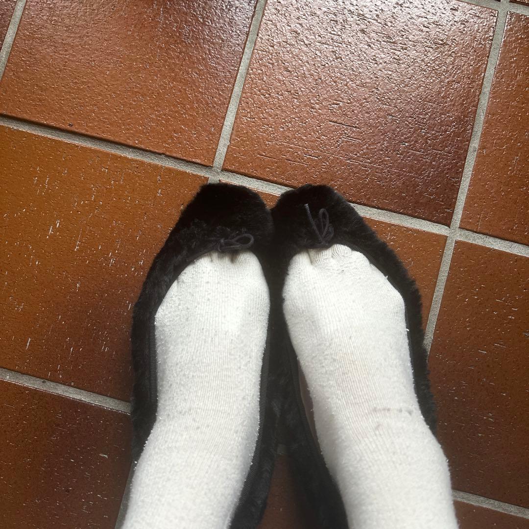 Repetto ブラック バレエシューズ　37ハーフ