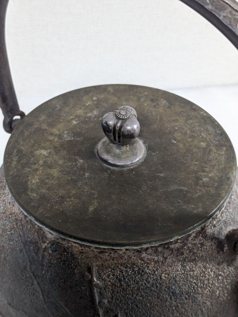 光玉堂 梅 鉄瓶 アンティーク ヴィンテージ 古道具 骨董