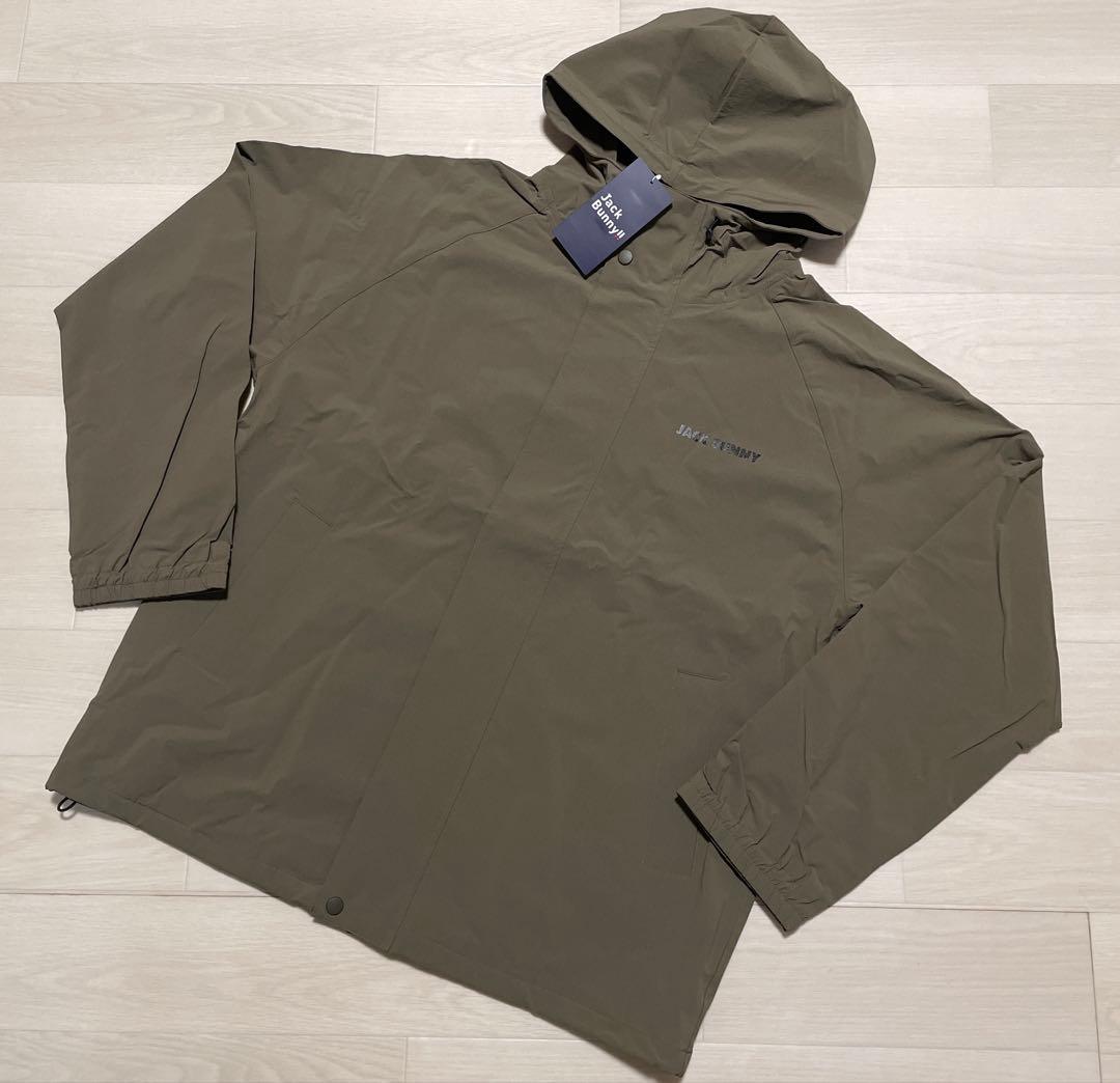 ジャックバニー ゴルフ ウインドブレーカー 秋 冬 2WAYナイロンストレッチ