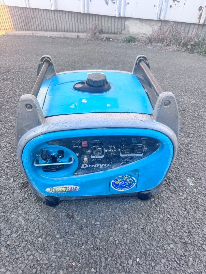w*4様 Denyo GE-2000IV 発電機 キャンプ 建設機械 デンヨー