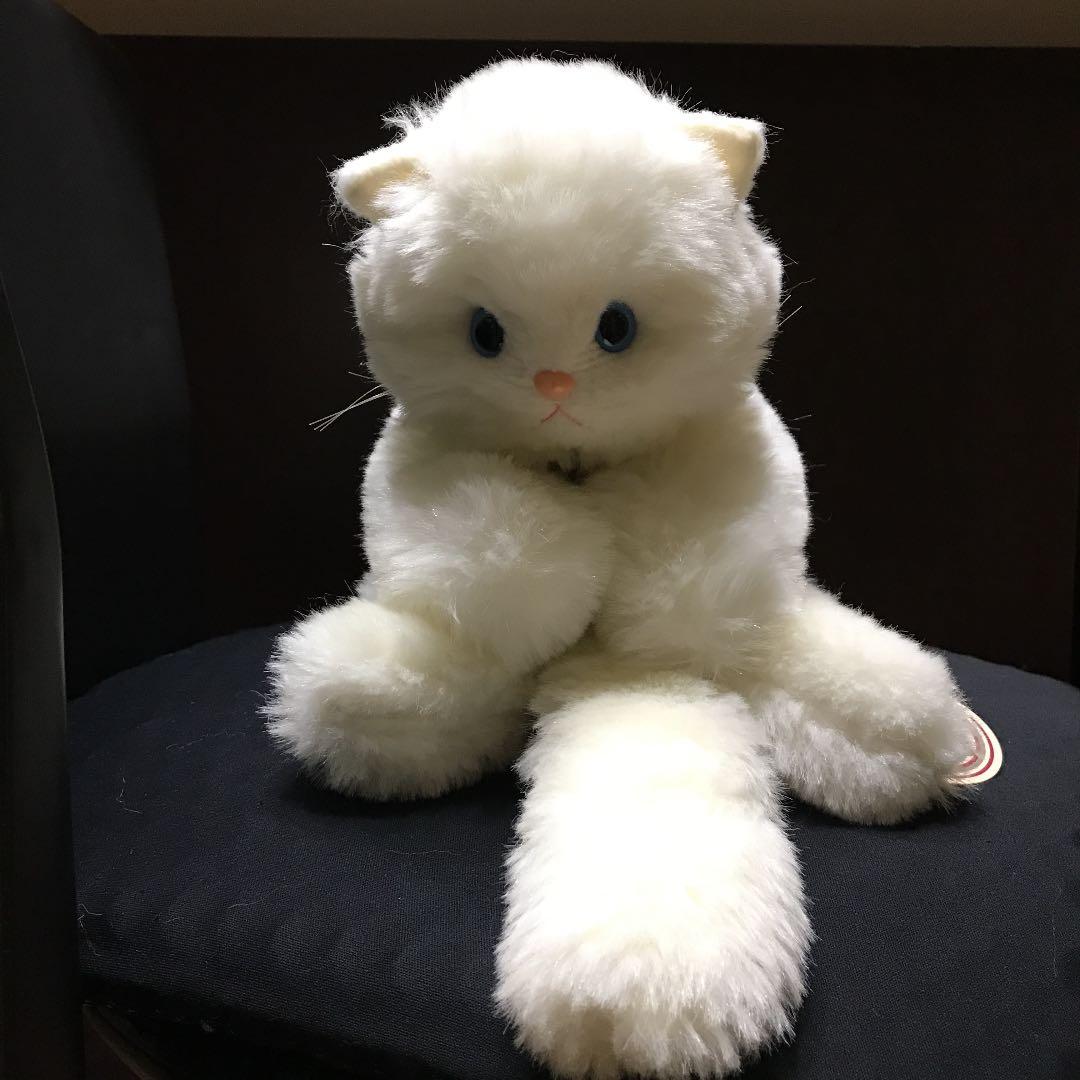 ぬいぐるみ　猫　ねこ　ペルシャ猫　創美社　タグ有り　激レア　希少❣️