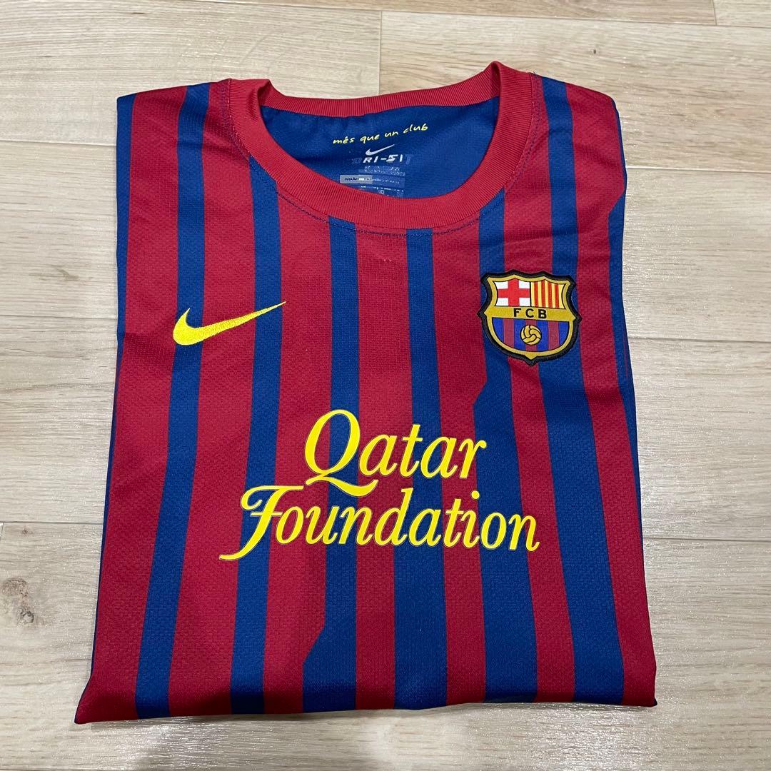Nike FC Barcelona ストライプシャツ Mサイズ