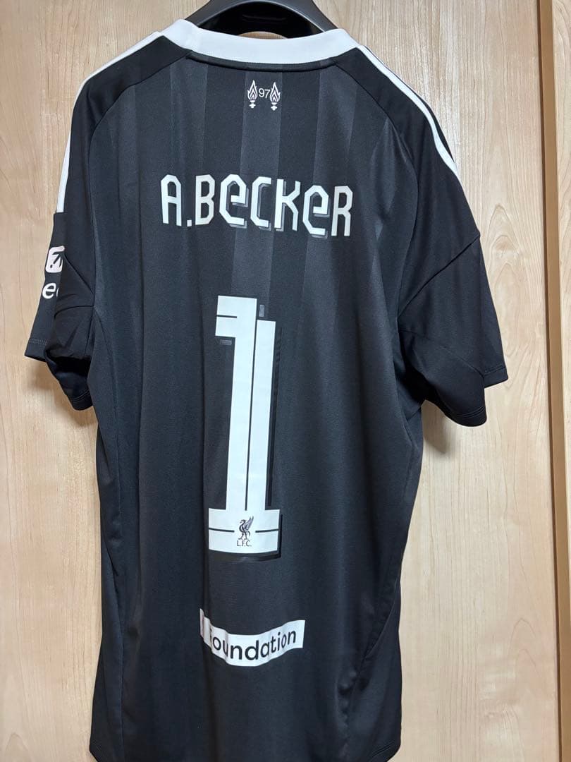 リバプール25/26 ユニフォーム サード 正規品 CL フルパッチ アリソン