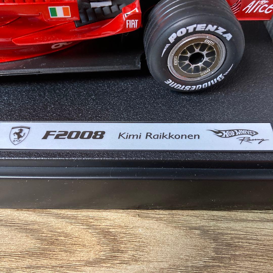 ホットホィール1/18Ferrari F2008 キミライコネン