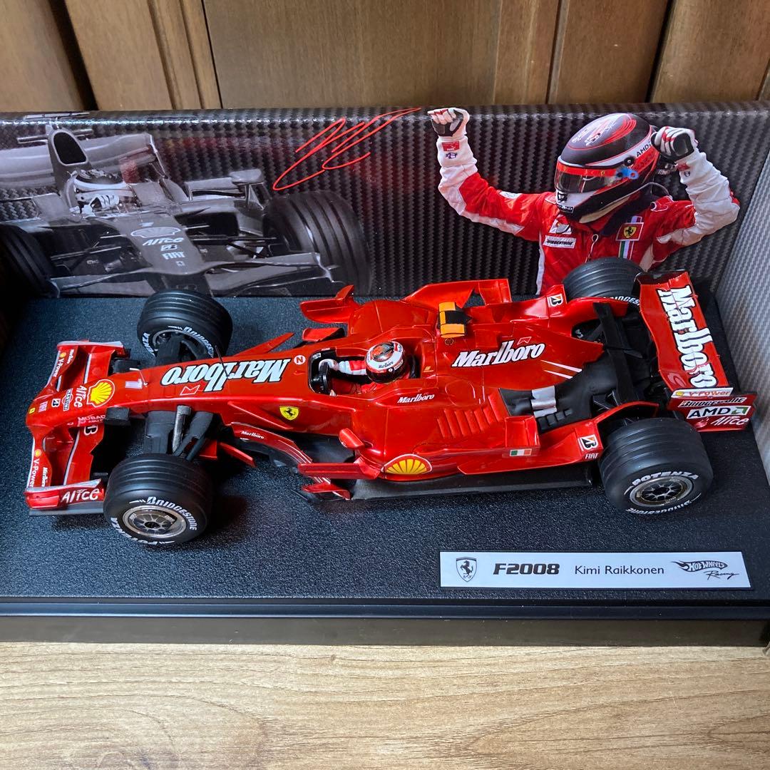 ホットホィール1/18Ferrari F2008 キミライコネン
