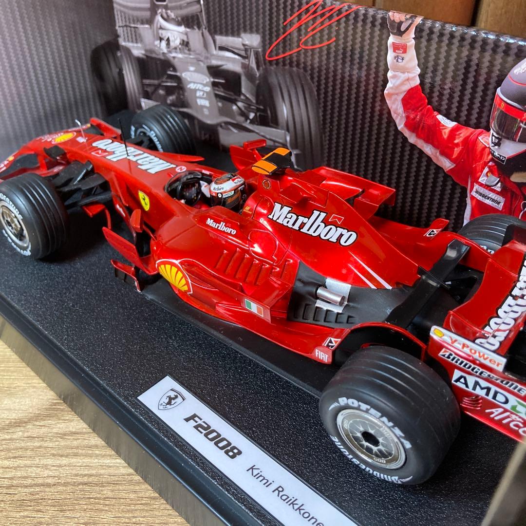 ホットホィール1/18Ferrari F2008 キミライコネン
