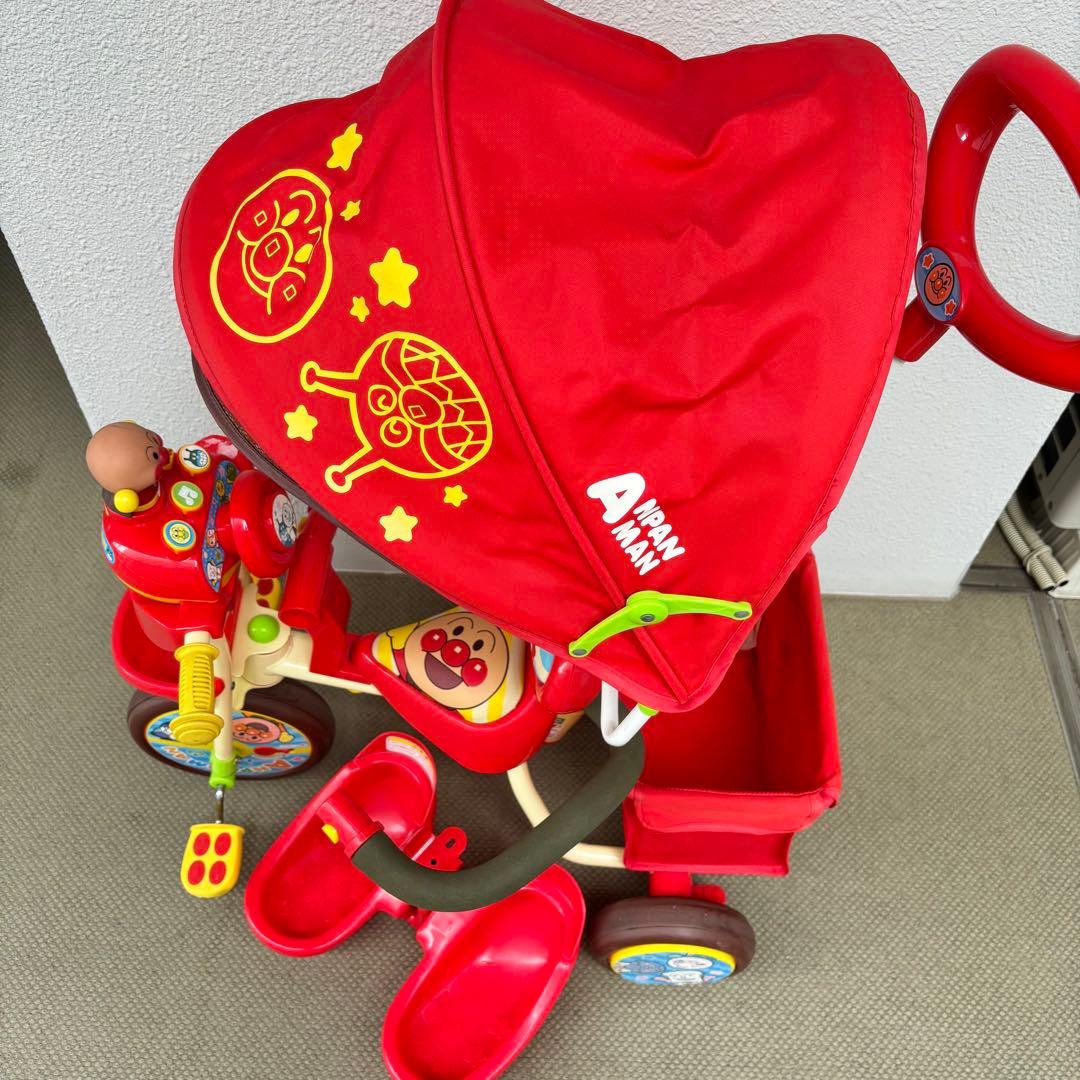 【極美品】アンパンマン三輪車フルセット
