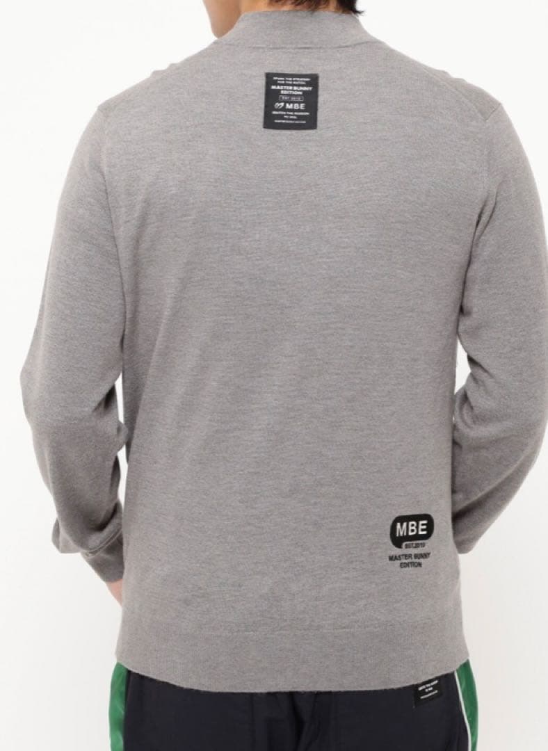 新品 パーリーゲイツ マスターバニー カシミヤ混 タートルネックニット(4)M