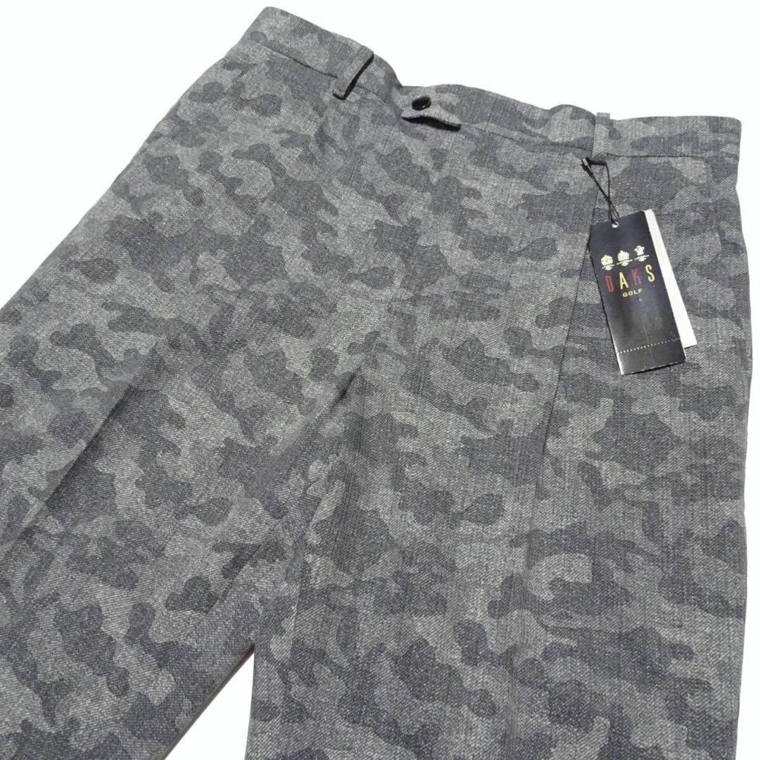 DAKS GOLF クールドッツカモフラストレッチパンツ W80/3.2万