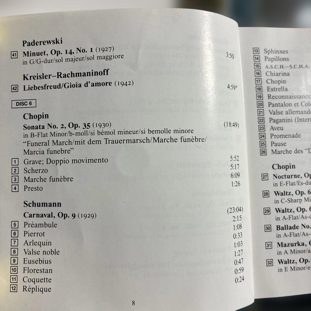 クラシック Rachmaninoff/The Complete Recordings10CD