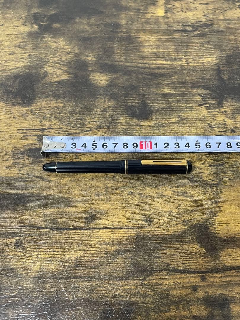 試筆のみ　初代　ジャスタス　14金　ゴールド　万年筆　パイロット　嵌合式　中字