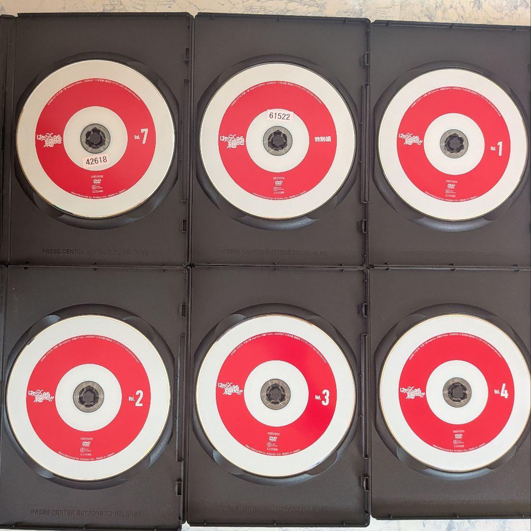 DVD　はたらく細胞　1期、2期、スペシャル、スピンオフ　計19巻　新品ケース付