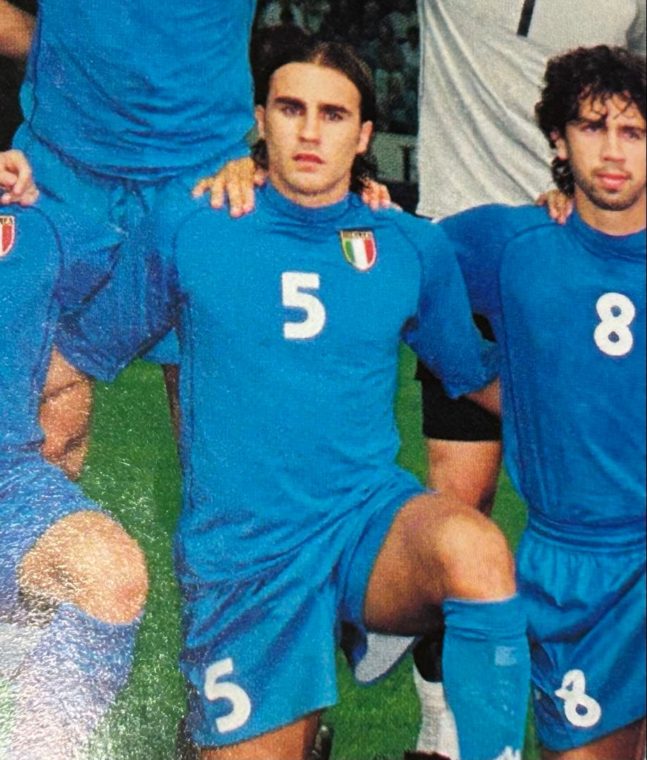 イタリア代表ユニフォーム　ホーム Lサイズ 5カンナバーロ　Kappaタグ付