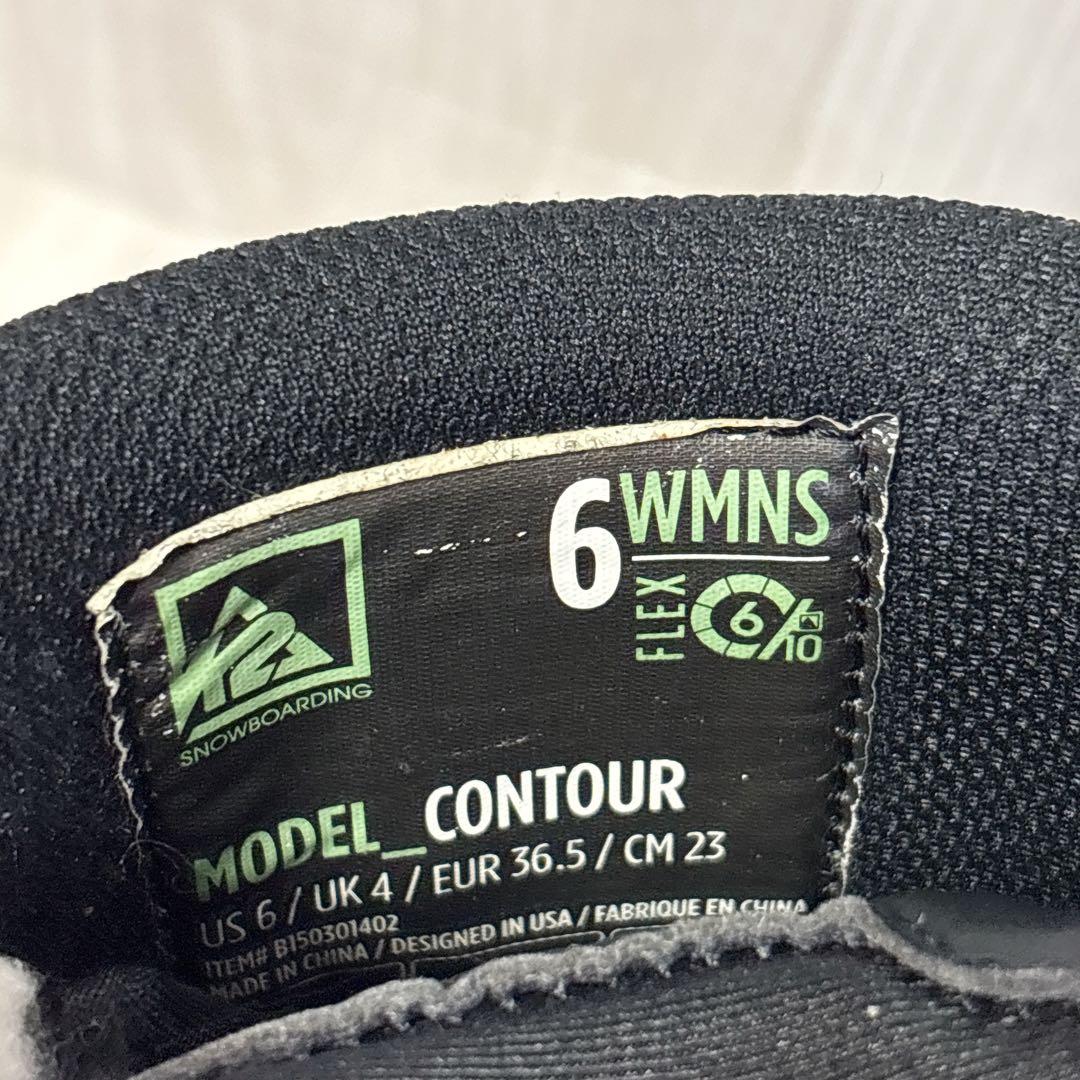 K2 CONTOUR ダブル BOA スノーボードブーツ 23.0cm