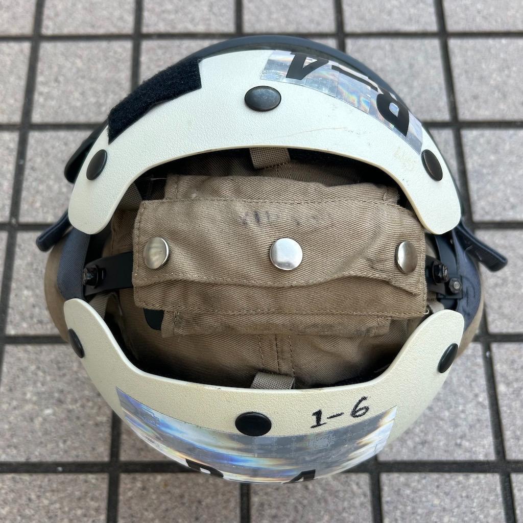 米軍　デッキクルーヘルメット　FLIGHT DECK　白　ミリタリー