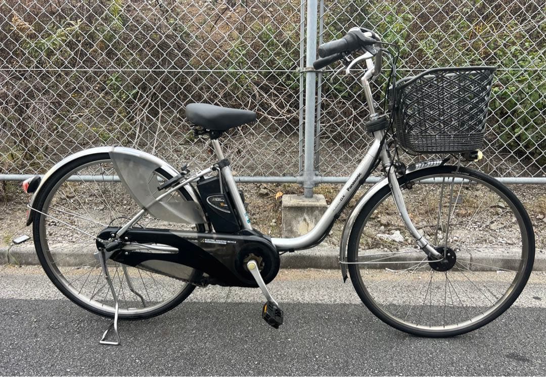 Panasonic新基準電動アシスト自転車良いバッテリー付き26関東圏配送可能