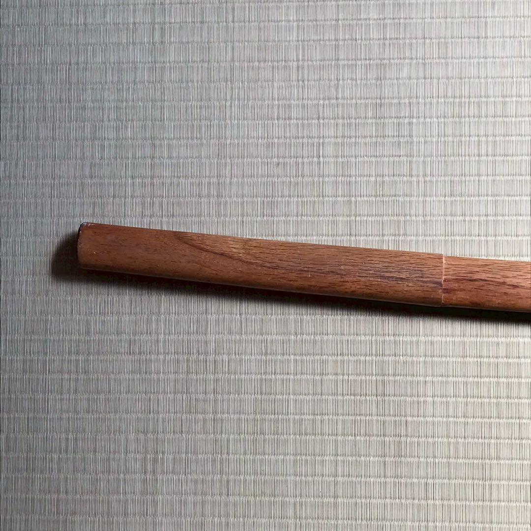 Js5 赤樫 木刀 模造刀 2本セット 脇差　白鞘 昭和レトロ