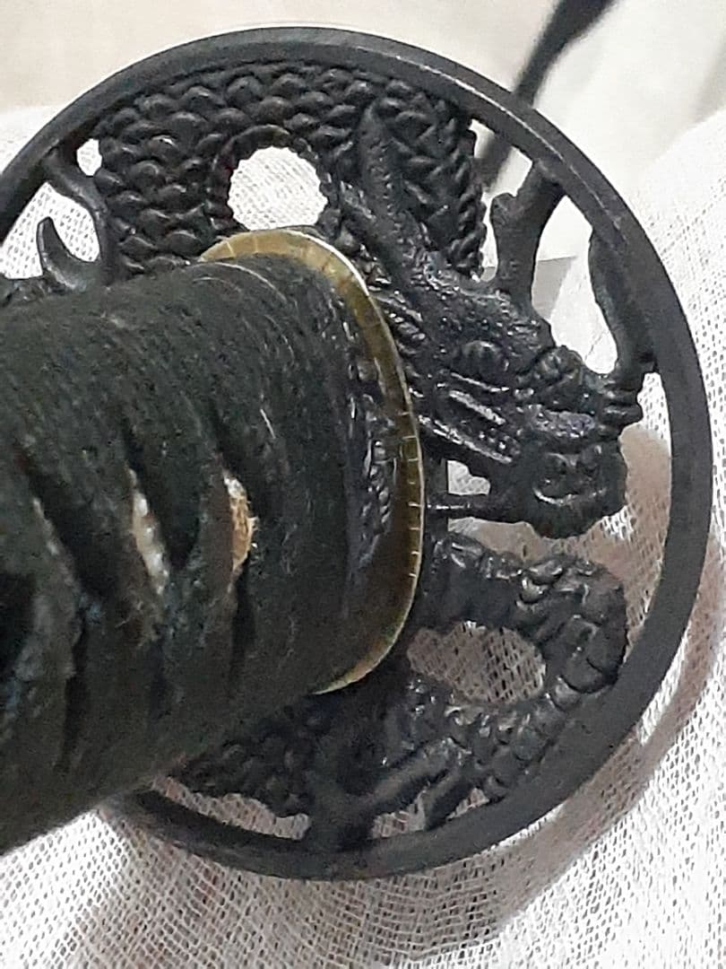 龍【約２尺３寸】忍者刀(大)模擬刀 模造刀 居合刀 日本刀 鍔 Japan 武具