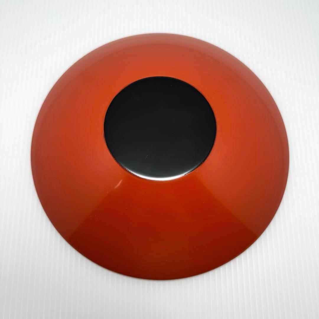 新品未使用 輪島塗 沈金 漆器 菓子皿 和皿 皿 漆 赤色 和柄 共箱 説明書